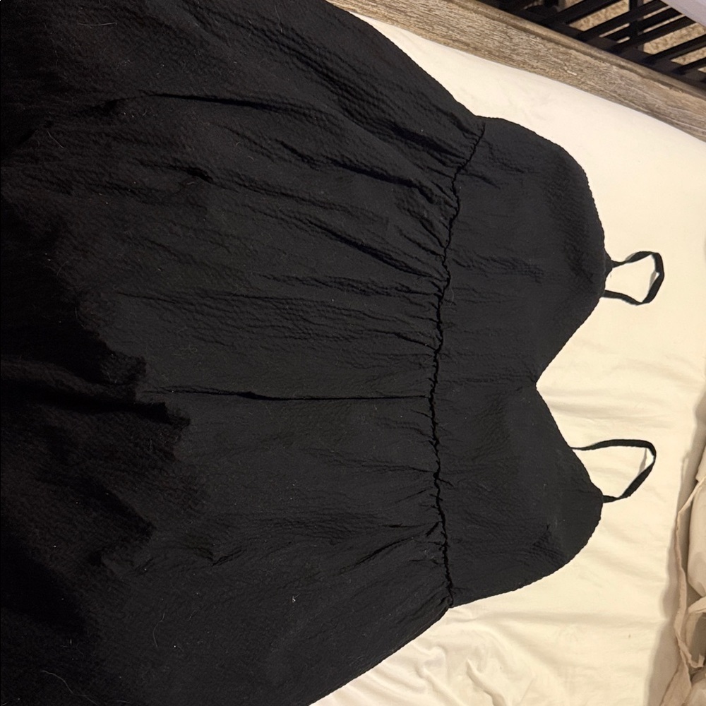 a new day Black Camisole Dress